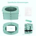 Travel Potty for Kids,Reusable Portable Folding Potty for Toddler,Foldable Toilet for Outdoor Camping,Toddler Toilet Seat Green. 