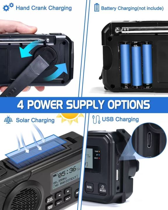 DAB%20%20Portable%20Hand%20Crank%20Radio%20Emergency%20Radio%20Solar%20%20Emergency%20Radio%20with%20BT%20FM%20SOS%20Alarm%205000%20mAh%20%20Power%20Bank%20and%20reading%20lamp%20-%20Image%207