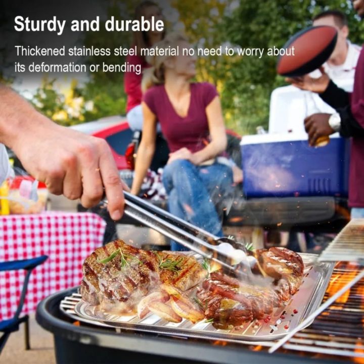 Square%20Perforated%20Barbecue%20Plate%20Basket%20Tool%20Stainless%20Steel%20Grill%20Pan%20Tray%20Plate%20Grilling%20Household%20Baking%20Outdoor%20Barbecue%20-%20Image%202