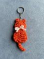 handmade crochet kitty cat 🐈😺 keychains. 