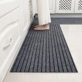Modern Minimalist Square Floor Mat - Durable, Stain/Fade Resistant, Non-Slip Rubber Backing, Machine Washable for Indoor/Outdoor. 