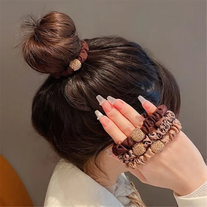 4/5/8Pcs%20Black%20Hair%20Band%20Accessories,%20Fashionable%20Hairbands%20For%20Daily%20Use%20Elegant%20Ponytail%20Holders%20Hair%20%20Bands%20-%20Image%203