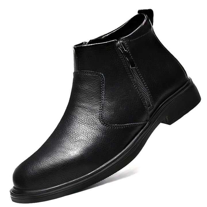 Autumn%20and%20Winter%20New%20High-Top%20Leather%20Shoes%20for%20Men,%20Zippered%20Leather%20Boots,%20Fashionable%20Versatile%20Business%20Casual%20Shoes,%20Men's%20Formal%20Shoes,%20Chelsea%20Boots%20-%20Image%202