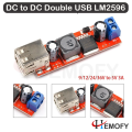 LM2596 DC-DC Step Down Double USB Car Charger Module 6–37V to 5V 3A Output | Hemofy |. 