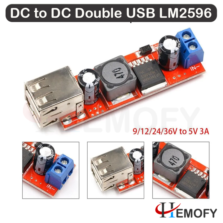 LM2596%20DC-DC%20Step%20Down%20Double%20USB%20Car%20Charger%20Module%206%E2%80%9337V%20to%205V%203A%20Output%20%7C%20Hemofy%20%7C%20-%20Image%202