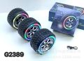 G2389 Wheel Wireless Bluetooth Speaker Multiple Colour Full Light Desktop TWS Audio Portable. 