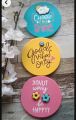 Fridge magnets, Magnets for fridge decoration, Set of 3 fridge magnets, Elegant magnets for your fridge style. 