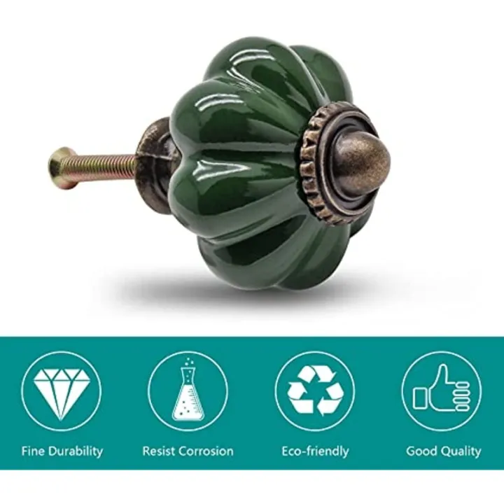 3/6/12PCS%20Polished%20Metal%20&%20Dark%20Green%20Ceramic%20Knobs%20Set%20-%20Secure%20Cabinet%20and%20Dresser%20Pulls%20with%20%20Hardware%20for%20Home%20Decoration%20-%20Image%204