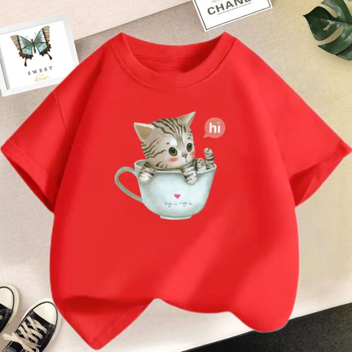 Cat%20Girls%20T%20Shirt%20Clothes%20Girls%20Animal%20Children%20T-Shirt%20Kids%20Summer%20Cat%20Lively%20Cute%20Funny%20Baby%20T%20Shirts%20Tops%202023%20-%20Image%207