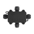 Waterproof 3 Way Electrical Cable Wire Connectors LED Outdoor Junction Box Line Protection for Wiring Accessories with Terminal. 