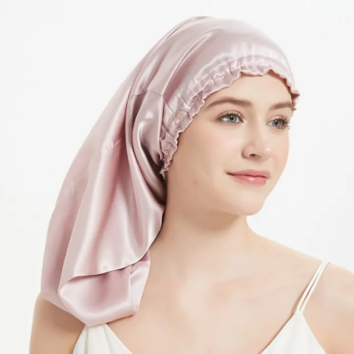 100%25%20Mulberry%20Silk%20Sleep%20Cap%20for%20Long%20Hair%20Bonnet%20with%20Soft%20Elastic%20Band%20for%20Woman%20Hair%20Care%20-%20Image%208