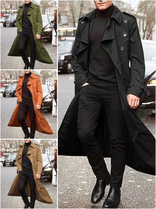 Streetwear%20Fashion%20Trench%20Men's%20Thin%20Coat%20Designer%20Overlong%20British%20Coats%20Man's%20Clothing%20With%20Epaulets%20Men's%20Jackets%20For%20Spring%20-%20Image%204