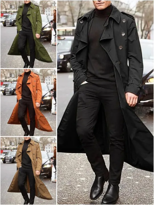 Streetwear%20Fashion%20Trench%20Men's%20Thin%20Coat%20Designer%20Overlong%20British%20Coats%20Man's%20Clothing%20With%20Epaulets%20Men's%20Jackets%20For%20Spring%20-%20Image%204