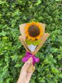 Handmade mini crochet flower bouquets (Customization available). 