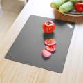 Set of 3 Extra Flexible Silicone Cutting Board Chopping Board for Kitchen Dishwasher-Safe Non-Slip Non-Porous Upgraded Colors Thick Small Medium and Large Cutting Bord. 