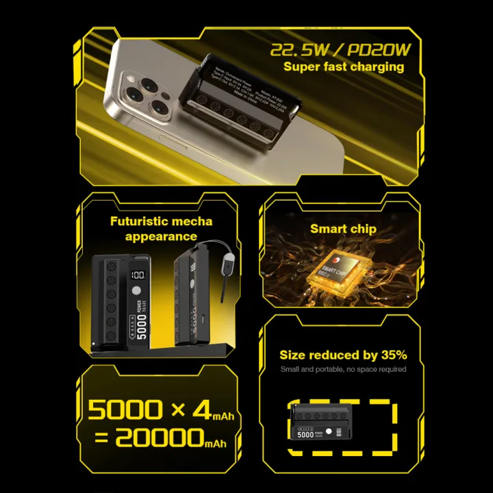 Byscoon%20Portable%20Power%20Bank%2022.5W%20Fast%20Charging%20Removable%20Replaceable%2021700%20Battery(Not%20included)%20for%20iPhone%2016%2015%20Samsung%20-%20Image%202