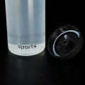 Cycling Water Bottle 750ml Leak-proof Squeezable Taste-free BPA-free Plastic Camping Hiking Sports Bicycle kettle White Color. 