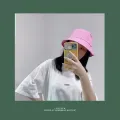 Bucket hat patchwork cap women sun hat Korean style UV protection sun hat. 