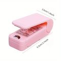 1PC Compact Handheld Heat Sealer For Portable Snacks And Food, Easy-to-Use Small Household Sealing Machine. 