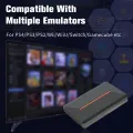 Launchbox 500G Portable Game Hard Drive Hyper Base Lbox Gaming HDD with 3700 PC/3D Game for PS4/PS3/PS2/Wii/WiiU/Switch/Gamecube. 