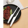 4/6/8pcs Stainless steel mirror knife set suitable for hotel restaurant family kitchen Western steak party.