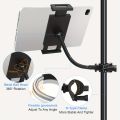 M2 Flexible Tablet Holder for Microphone Stand Music Stand Compatible with 4.7 to 13.5 Inch Tablets and Smartphones. 