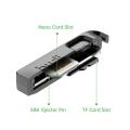 1/2/5PCS Sim Card Slot Storage Box With Lanyard Sim Card Tray Pin Eject Removal Tool Needle Opener With SIM/TF Card Storage Box. 
