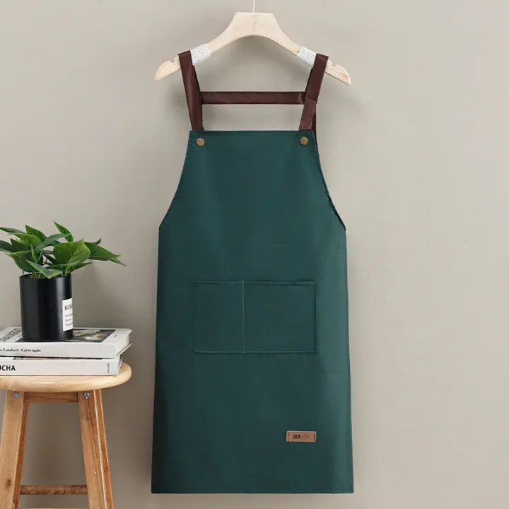 Kitchen%20Cooking%20Apron%20-%20Unisex%20Cute%20Adjustable%20Waterproof%20Canvas%20Aprons,%20Ideal%20for%20Chefs,%20Servers%20&%20%20-%20Image%203
