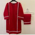 2 peice stitched dress trendy and stylish. 
