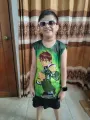 Premium Quality  Boys Sleeveless 3D Print Ben 10 T-shirt. 