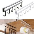 HOT DEAL NO1.Hooks Hooks Storage Hooks Shelf Wardrobe Cabinet Metal Under Shelves Mug Cup Hanger Bathroom Kitchen Hanging Rack Hooks (Color : Black)

only 249. 