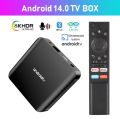 TV98 ATV Plus Android 14 TV Box 5G Dual Wifi With TV Apps 8K Video BT5.0 + Quad Core 4K 3D Voice Media Player Set Top Box. 