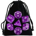 DND Dice Polyhedral Dice RPG High Quality Transparent Dice Game Set Various Wonderful Colours For DND RPG Board Game Party Games.