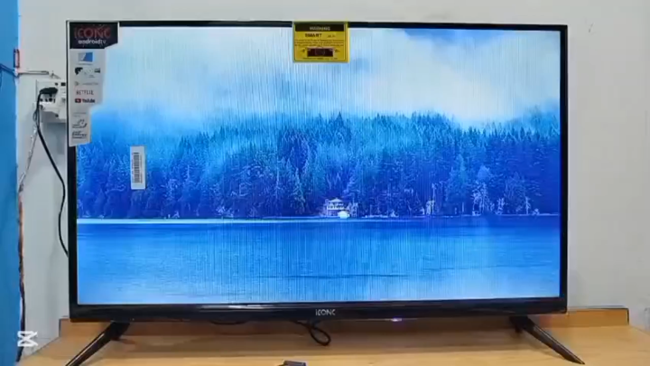 ICONIC 32XBL9 | 2-Years Panel & 1-Year Parts Warranty Vertex Series | 32-Inch Bezel-Less Android Smart LED TV | Voice Remote |BT