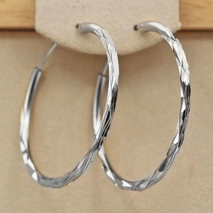 Huitan%20Classic%20Simple%20Hoop%20Earring%20for%20Women%20Gold%20Color%20Geometric%20Pattern%20Suit%20Various%20Occasions%20Metal%20Versatile%20Female%20Jewelry%20-%20Image%207