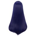 Deep blue long straight hair Active-style wig Sonoda Kai Cosplay Synthetic fiber Halloween party wig. 