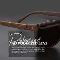 2025 New Square Frame Polarized Sunglasses High-Quality Spring Hinges Multicolor Coated Lenses for Vacation Driving Fishing UV P.