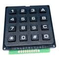 4X4 keypad with black keypad. 