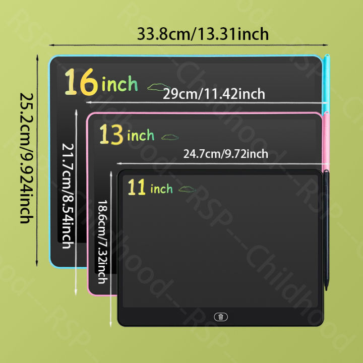 11/13/16%20Inch%20Kids%20Chalkboard%20LCD%20Writing%20Board%20Tablet%20Drawing%20Painting%20Educational%20Toy%20for%20Children%20Aged%203-8%20Years%20Boys%20Girls%20-%20Image%206