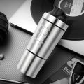 Under Armour Steel Gym Shaker with Storage Container for Protein Powder | Double Walled Insulation | BPA Free | Leak Proof (750 ML-Silver). 
