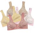 Wide Strap Front Open Nursing Bra - Cotton, Full Coverage, Non-Padded, Maternity, Sizes 32-40. 