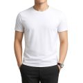 Premium Jersey Fabric Round Neck T-Shirt For Men – Soft & Comfortable – White, Black, Navy Blue, Maroon, Blue – Size M-XXL.