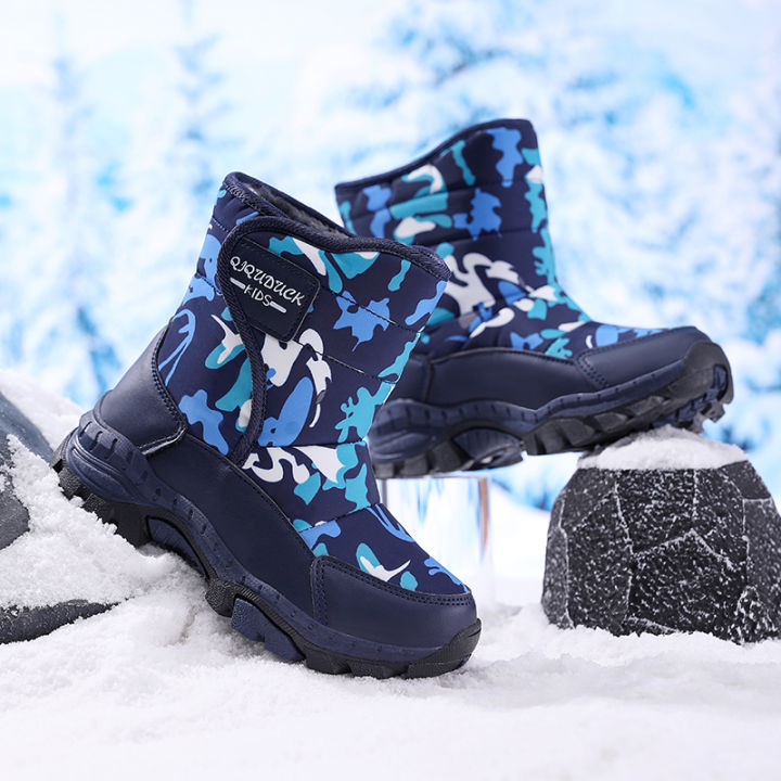 2024%20Winter%20Children%20Shoes%20Plush%20Waterproof%20Fabric%20Non-Slip%20Pink%20Girl%20Shoes%20Rubber%20Sole%20Snow%20Boots%20Fashion%20Warm%20Outdoor%20Boots%20-%20Image%205