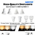 4Pack MR11 GU11 LED Spot Light Bulb 35mm Diameter AC 220V 3W MR11 GU4 GU10 GU5.3 Lamp Bright Mini COB LED Spotlight Lamp. 
