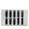 8 Switches+2 Sockets China Fitting Board Plate Galaxy Black Grey Series |For Trendy Walls| All Range Available. 