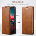 SUTENI Leather Wallet Flip Cover Mobile Phone Case Card Holder For iPhone 16 15 14 13 12 11 Pro Max Plus Mini SE3 XS XR. 