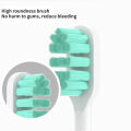 4pcs Replacement Brush Heads For Mijia T300/T500/T700 Sonic Electric Toothbrush Soft Bristle Nozzles with Caps.