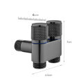 Zinc Alloy Angle Valve Wall Mount Toilet Washing Machine Tap One In Two Out Water Cleaning Faucet Bathroom Toilet Accessories. 