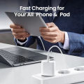 PD 30W USB C Fast Charging For iPhone 13 12 11 14 Pro Max 7 8 Plus Mini XS XR X Quick Charge USB Type C Cable For iPhone Charger. 