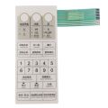 Sharp/pu microwave oven panel R-3A65 membrane switch touch button surface control sticker mask switch accessories. 